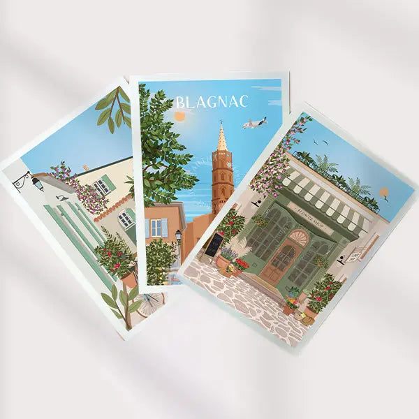 Cartes postale illustrées – Julie Autha