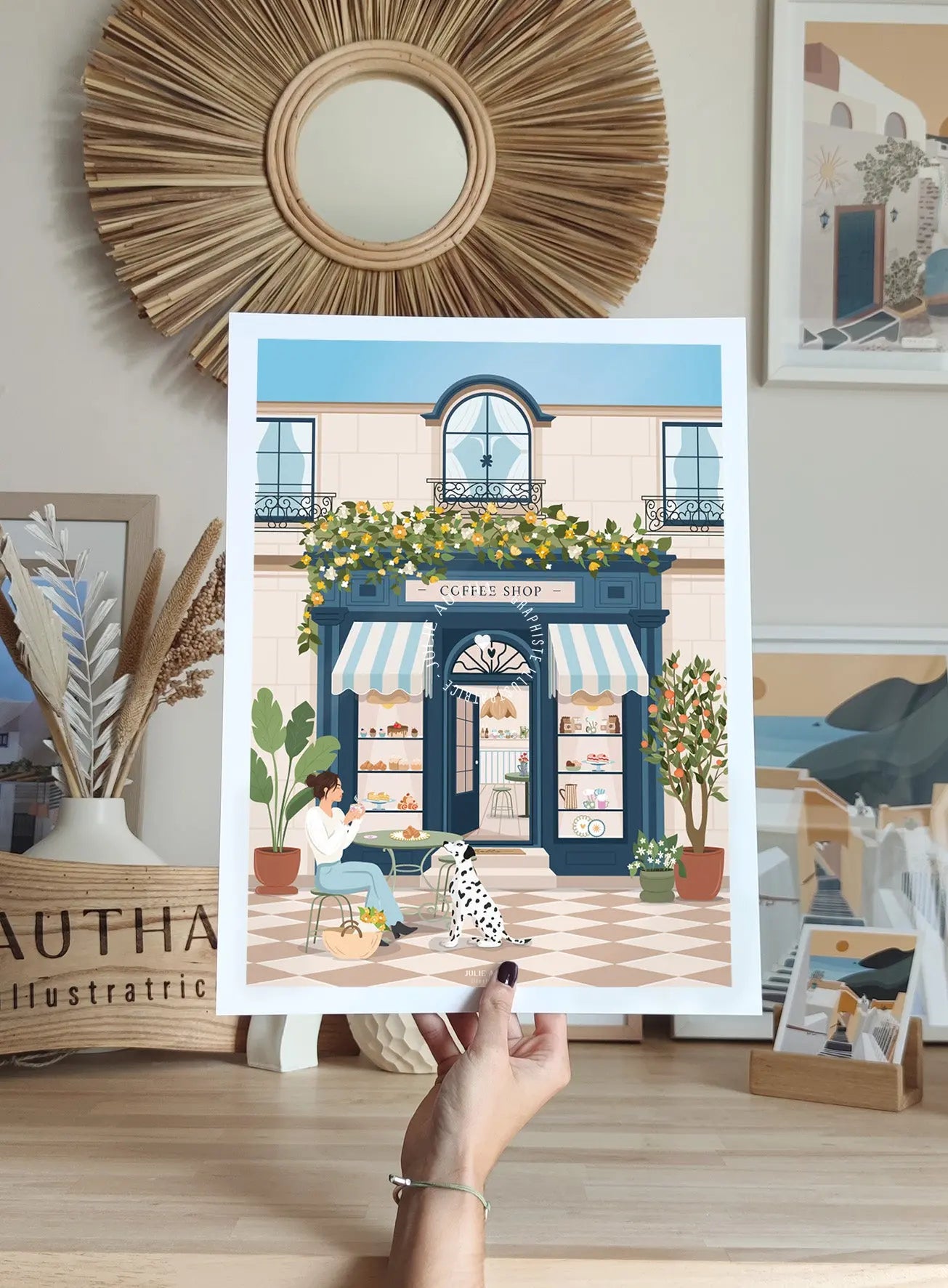 Coffee Shop - Affiche Julie Autha