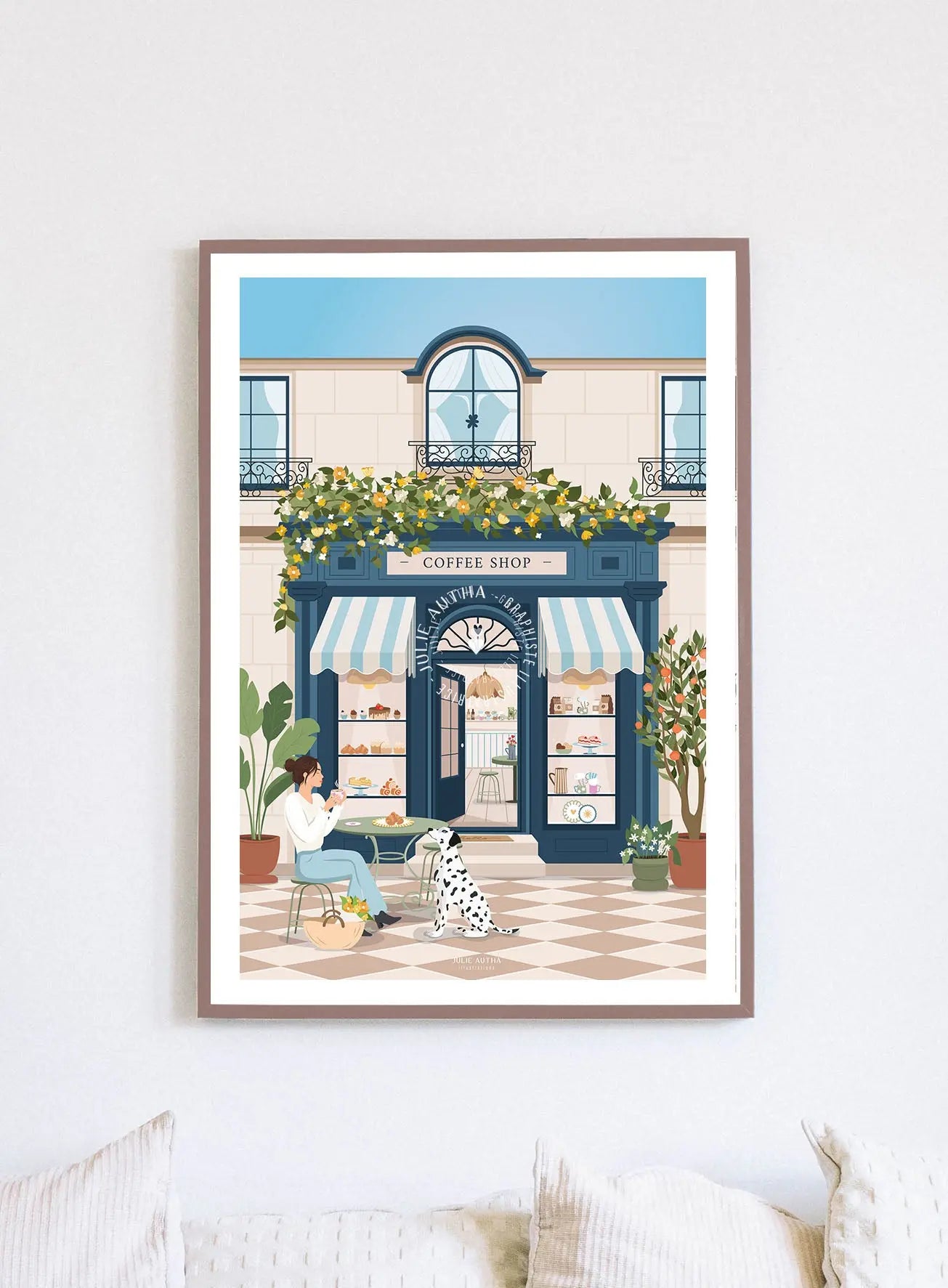 Coffee Shop - Affiche Julie Autha