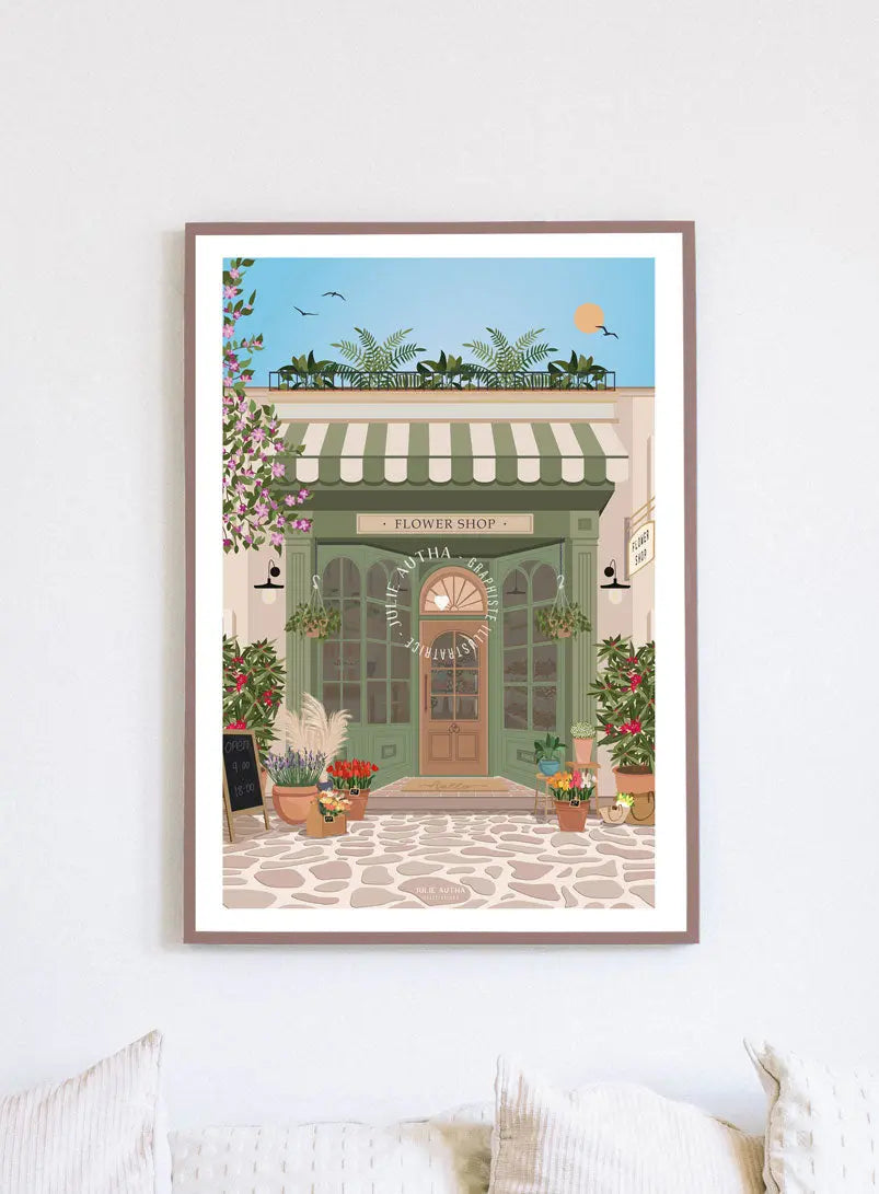 Flower Shop - Affiche Julie Autha