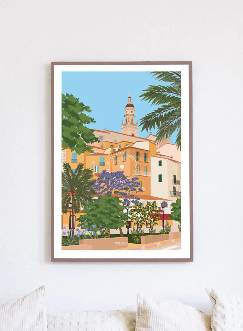 Menton - Affiche Julie Autha