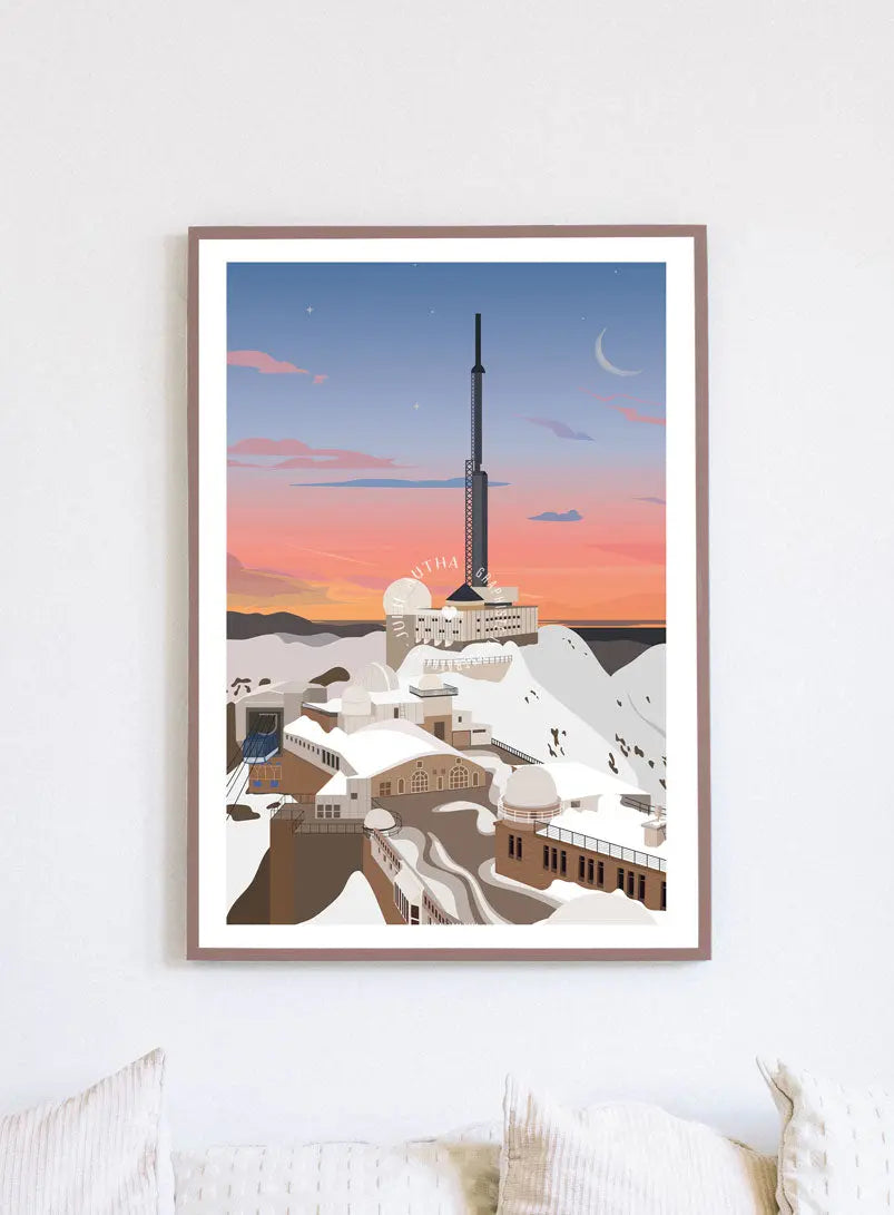 Pic du Midi - Affiche Julie Autha