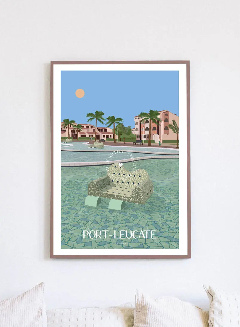 Les Rizières de Port-Leucate - Affiche Julie Autha