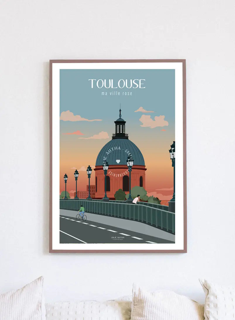 Le Dôme de la Grave à Toulouse - Affiche Julie Autha