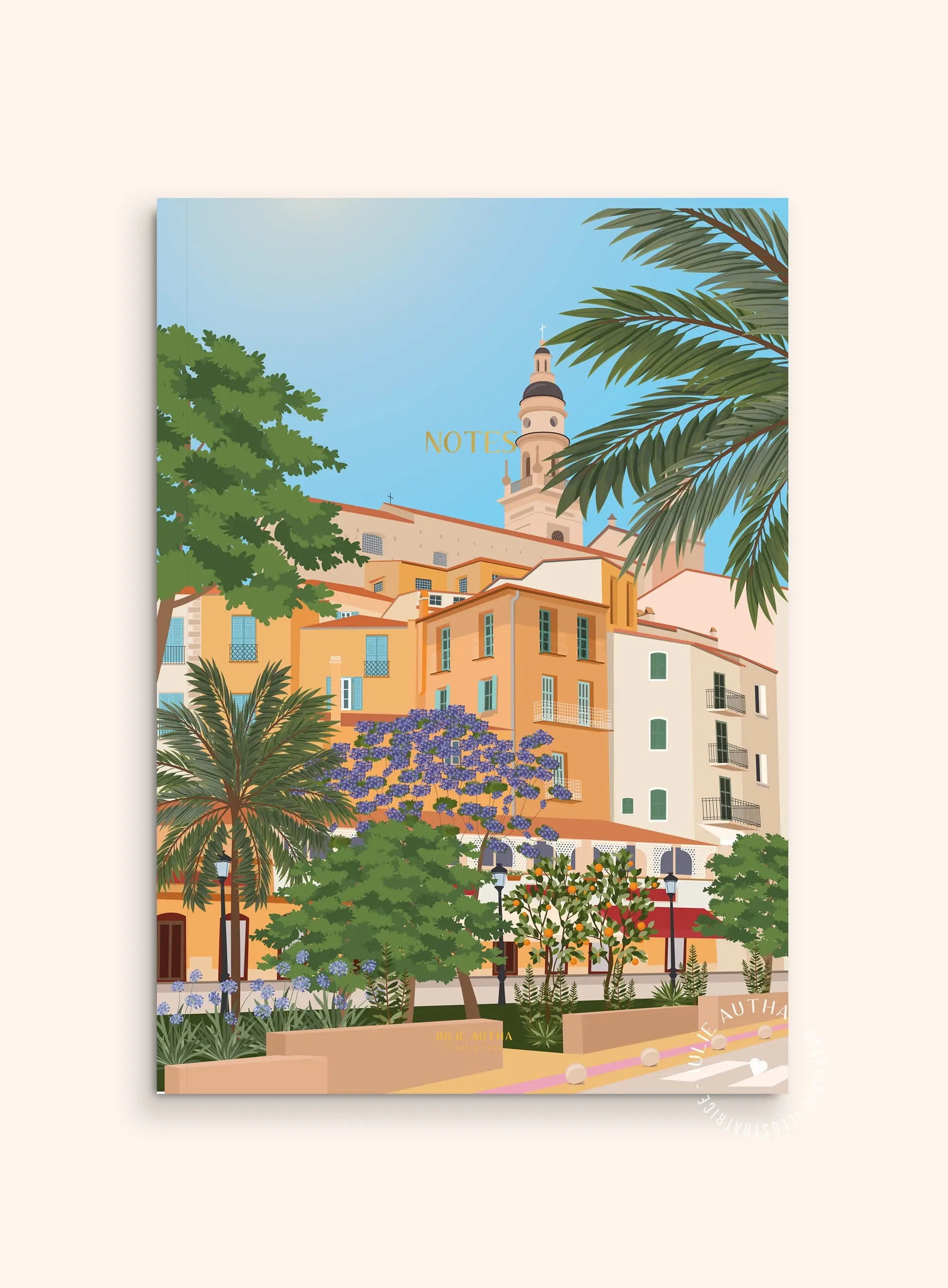 Carnet de notes A5 - Menton Julie Autha