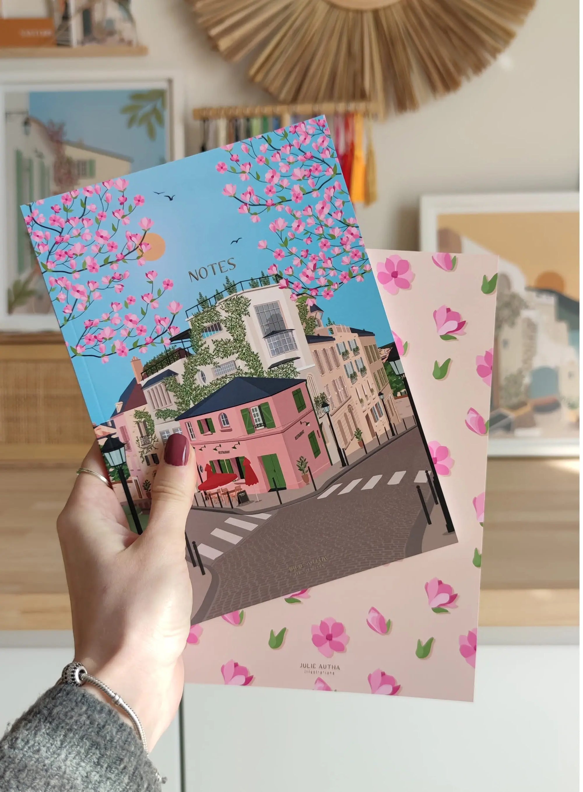 Carnet de notes A5 - Montmartre Julie Autha