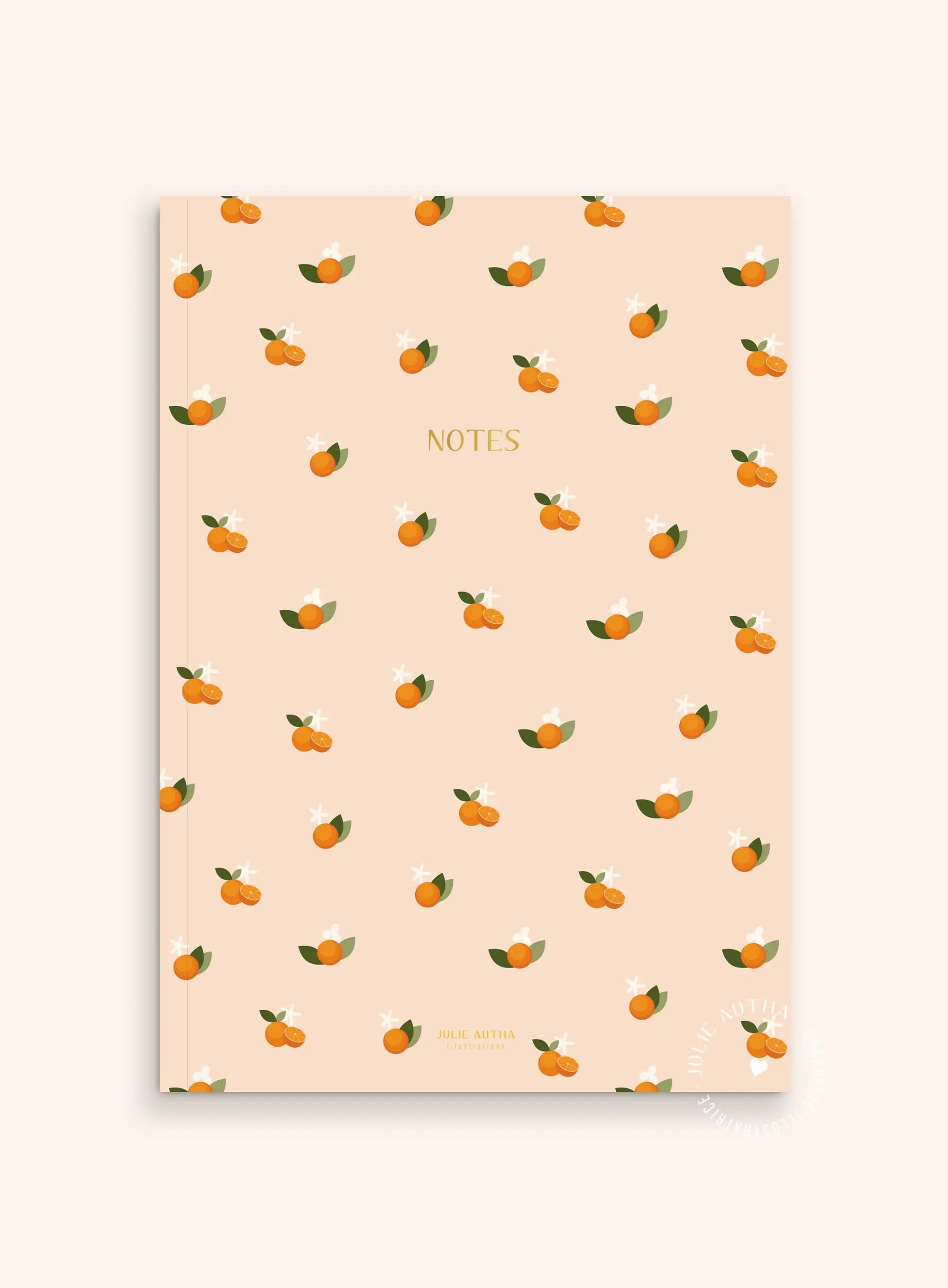 Carnet de notes A5 - Oranges Julie Autha