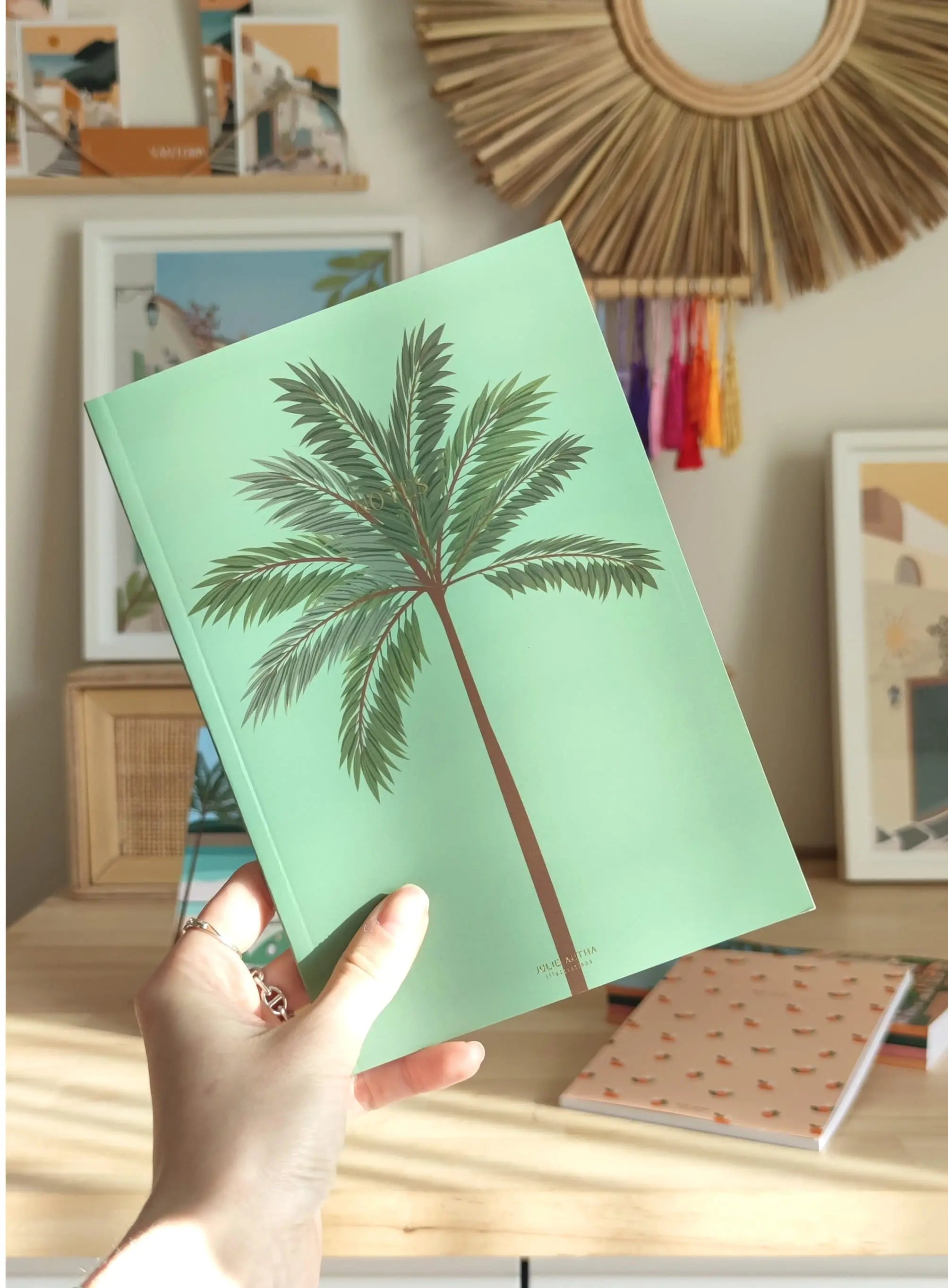 Carnet de notes A5 - Palmier Julie Autha