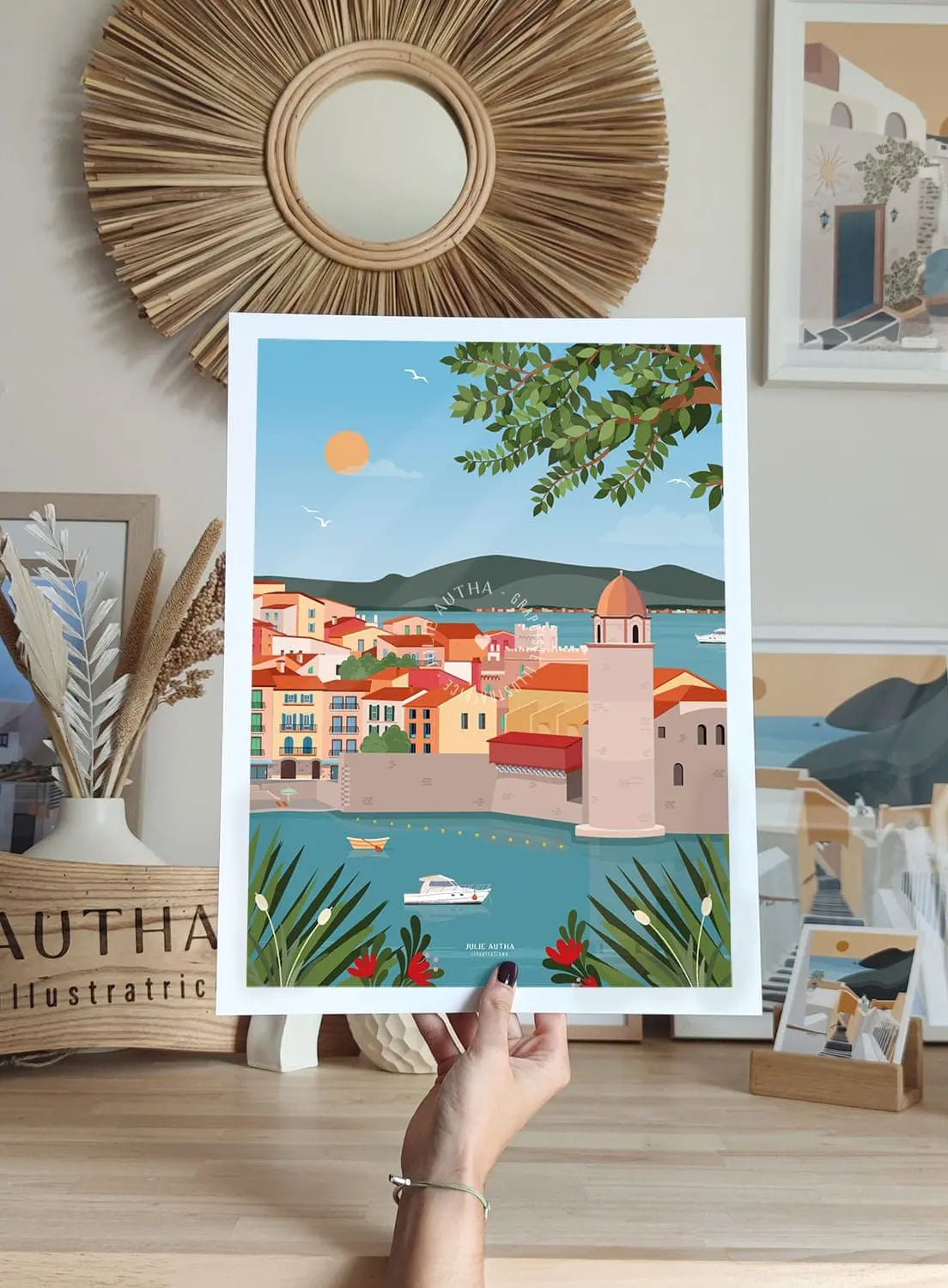 Collioure - Affiche Julie Autha