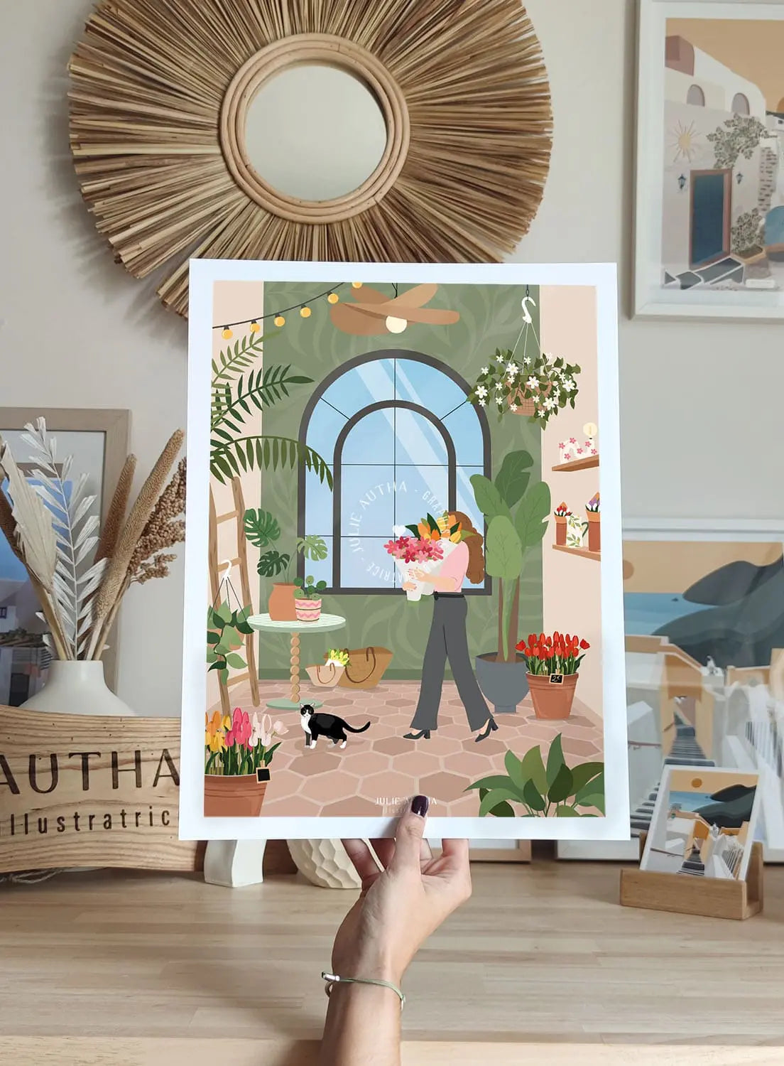 La Fleuriste - Affiche Julie Autha