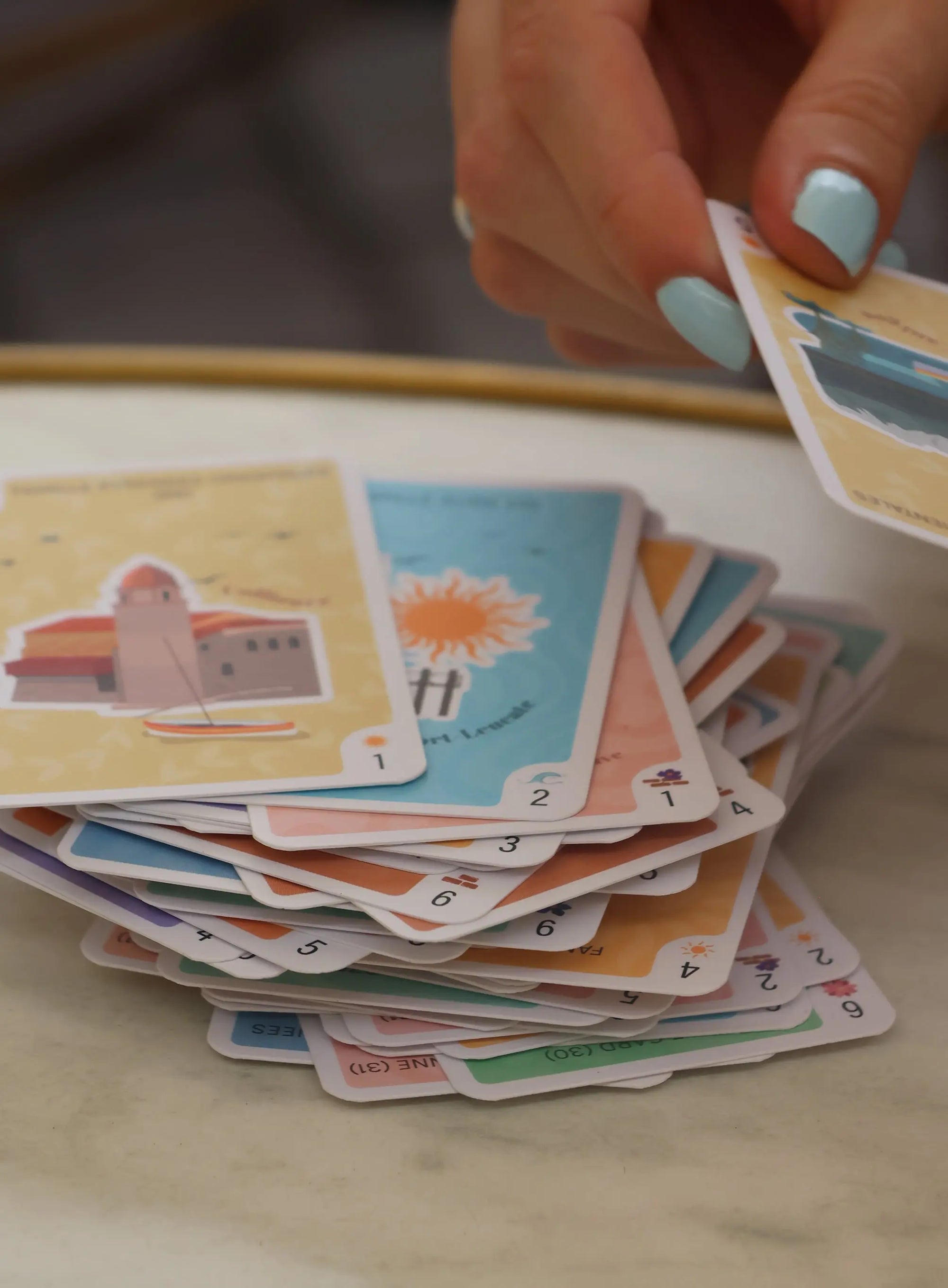 Jeu de cartes - Les 7 familles spécial Occitanie (01) Julie Autha