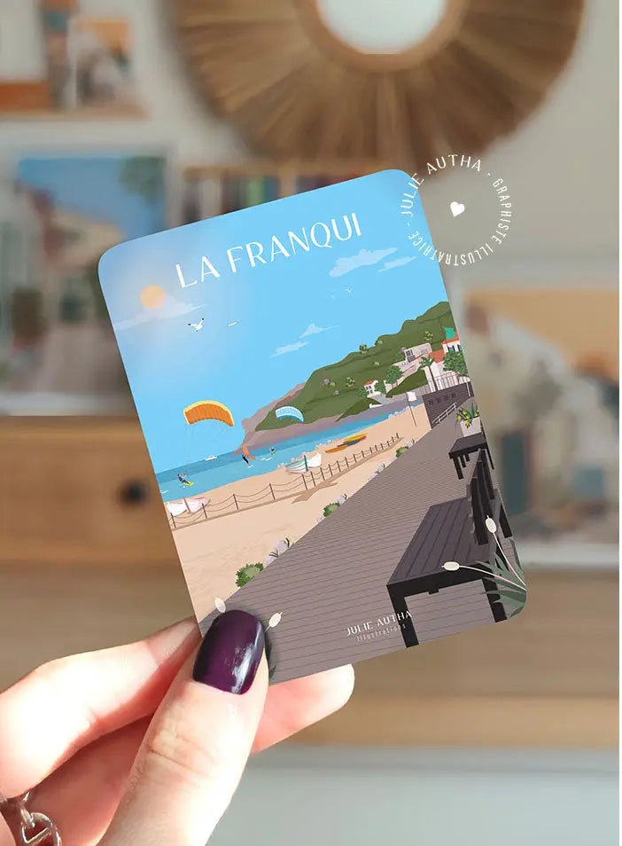 Magnet La Franqui promenade Julie Autha