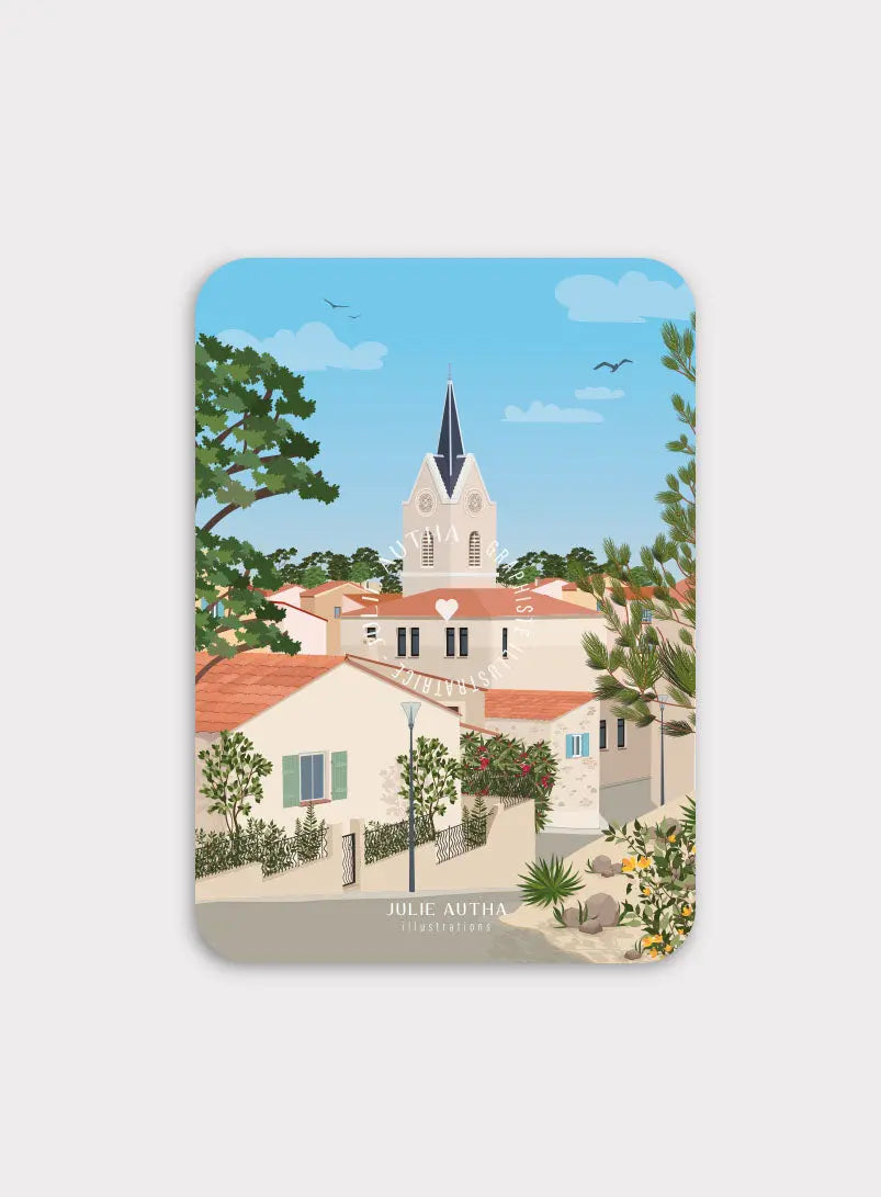 Magnet Leucate village Julie Autha