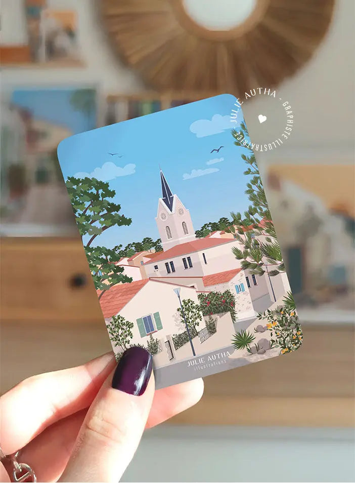 Magnet Leucate village Julie Autha