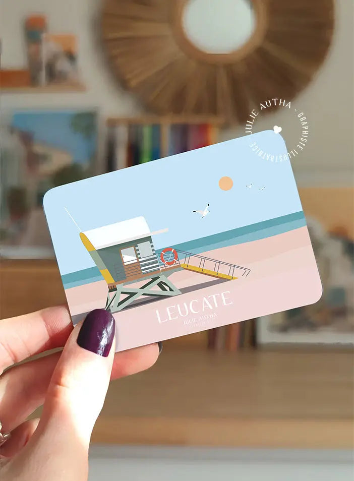 Magnet Poste de secours vert Leucate Julie Autha