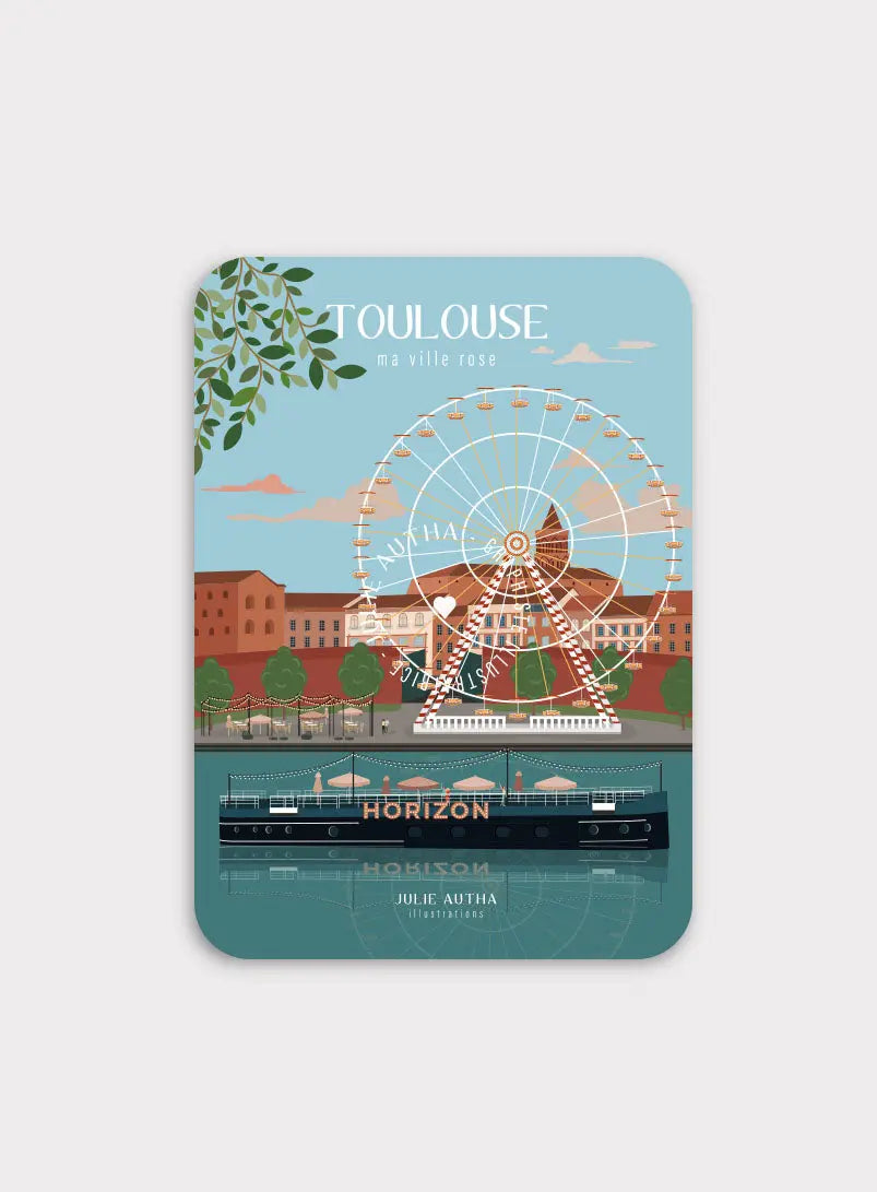 Magnet Toulouse la Grande Roue Julie Autha