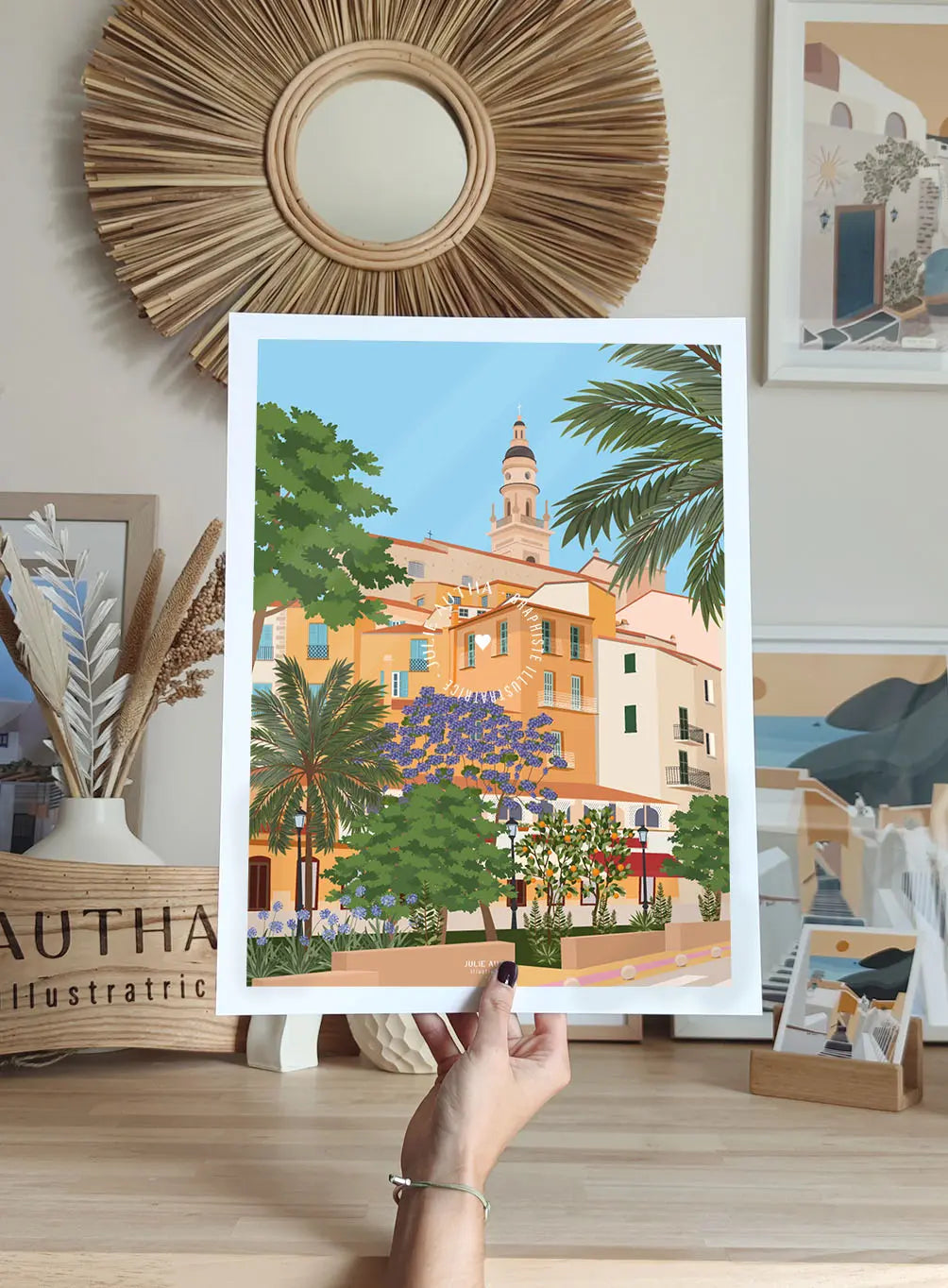 Menton - Affiche Julie Autha