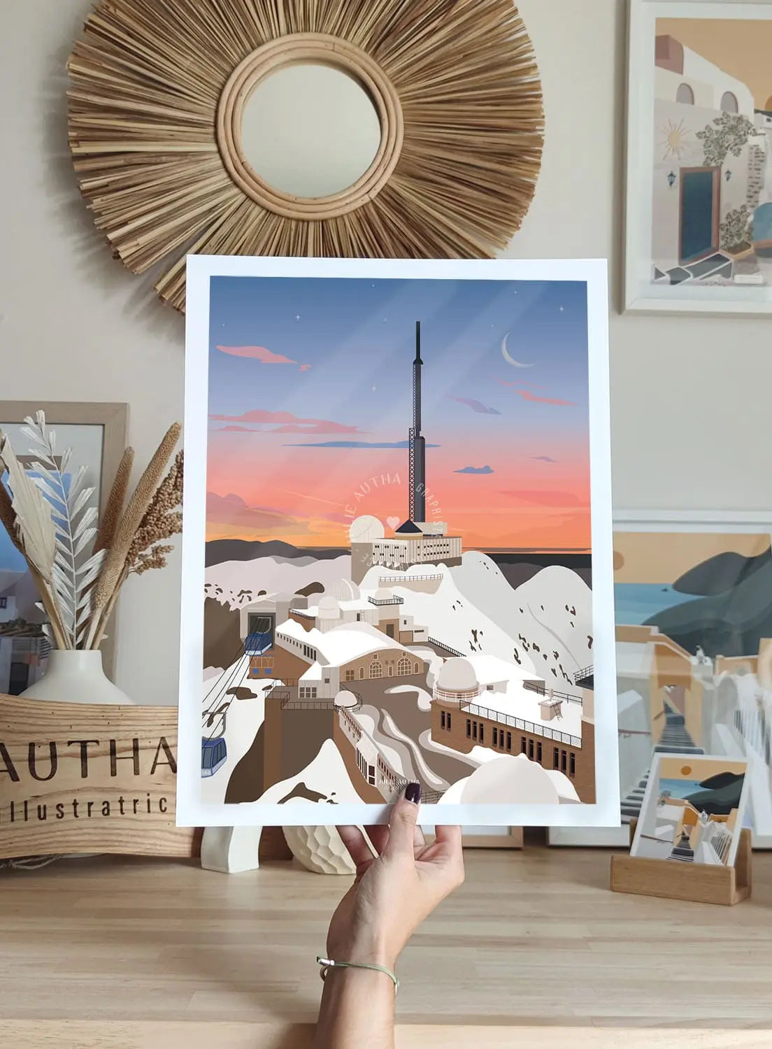 Pic du Midi - Affiche Julie Autha