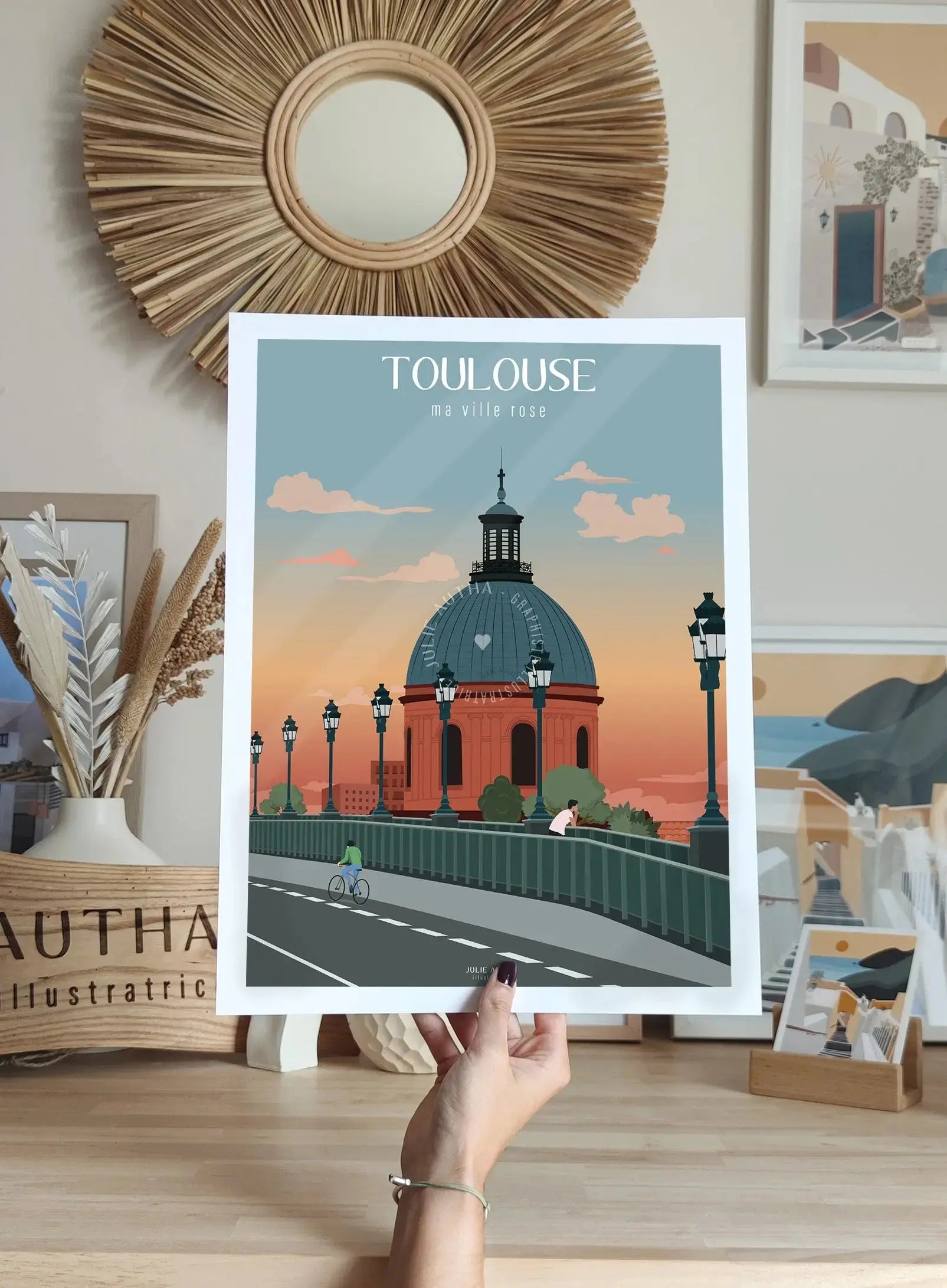 Affiche du Dôme de la Grave à Toulouse Julie Autha