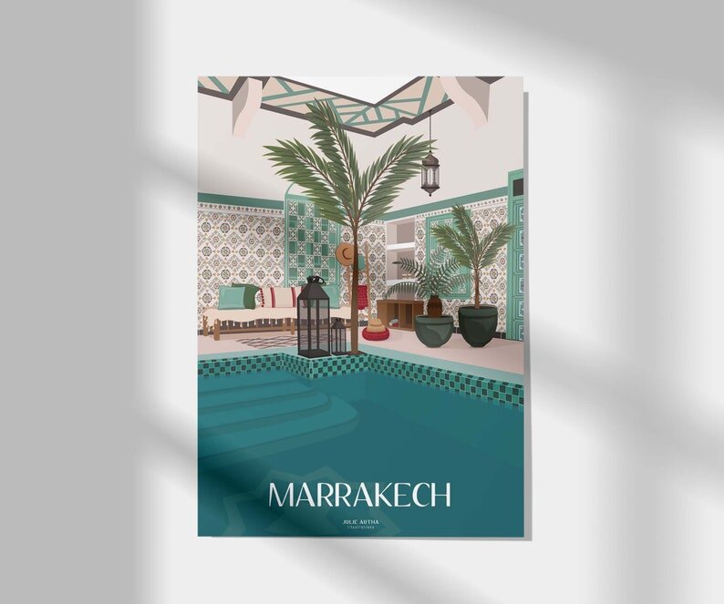 Patio à Marrakech Maroc2